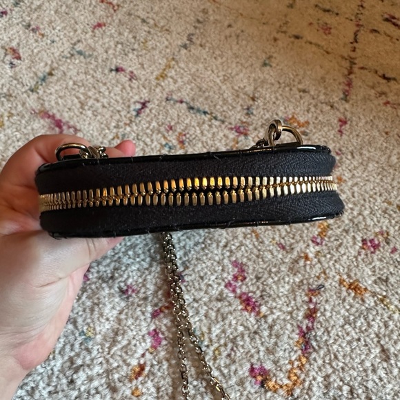 CHRISTIAN DIOR Lady Dior Canage Cell Phone Case Black Patent Cannage Calfskin - Picture 13 of 15